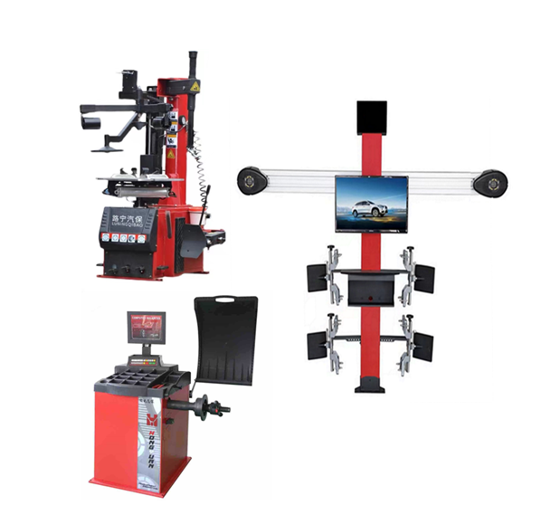 Factory hot selling 3D alignment Car wheel balancer and car tyre changer combo