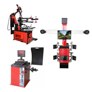 Luxury Car Tyre changer Wheel Balancer & 3D Wheel alignment Machine Workshop Fully Auto tire changing machine