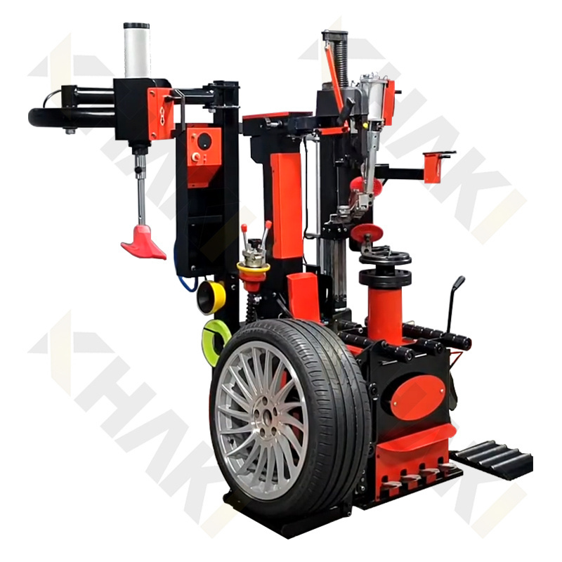 Automatic lean back tire changer without disc 28