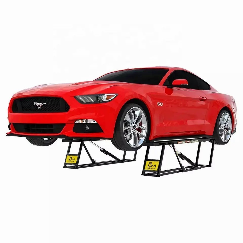 2.5T 2.8T 3.5T MINI Car Lift With CE Portable Hydraulic scissor car lift Mobile Car Jack Quick Lift