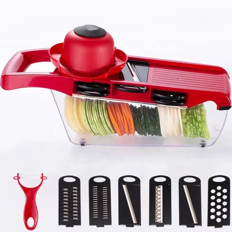 10 in 1 Magic Slicer Multifunction Mandolin Slicer Vegetable Slicer Vegetable Cutter With Container Lid