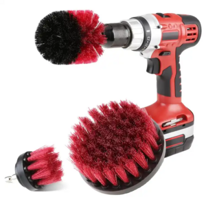 3pcs Multi Purpose Cleaning Brush Powered Car Detailing Brush Tool Car Cleaning Rim Brush Attachment Kit