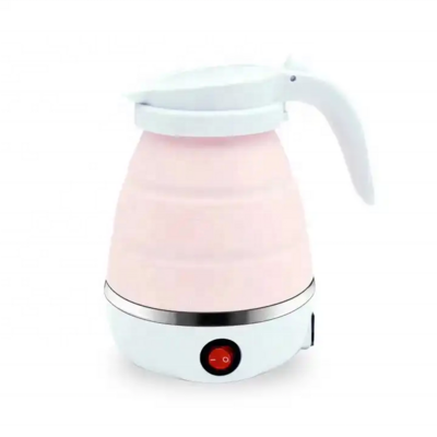 Travelling Folding Kettle Electric Silicone Foldable Water Kettles C Leak Proof Portable Mini Kettle 600ml