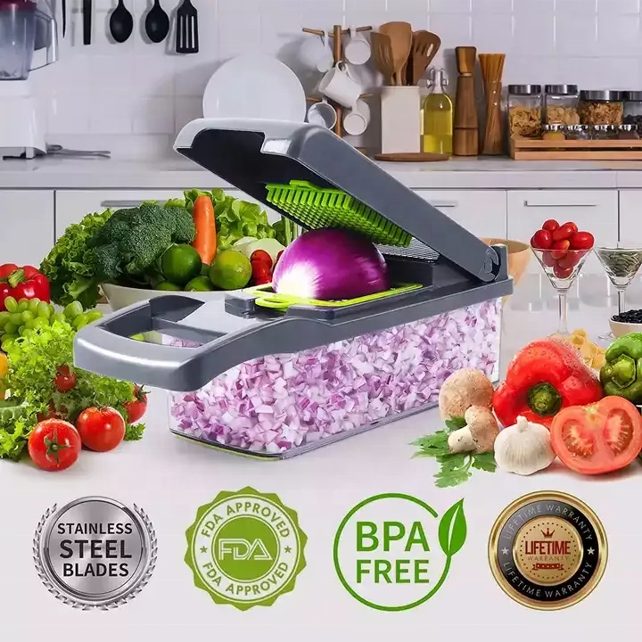 Whole sale Kitchen Multi Fruit Vegetable Cutter Onion Dicer Veggie Slicer Vegetable Chopper