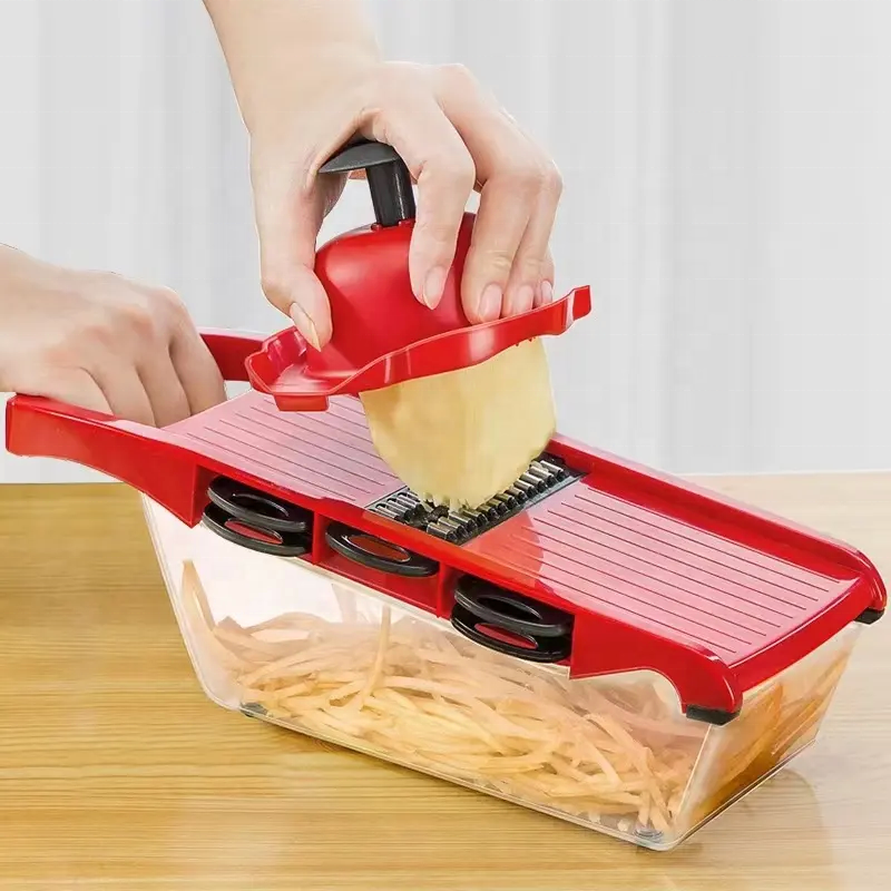 10 in 1 Magic Slicer Multifunction Mandolin Slicer Vegetable Slicer Vegetable Cutter With Container Lid