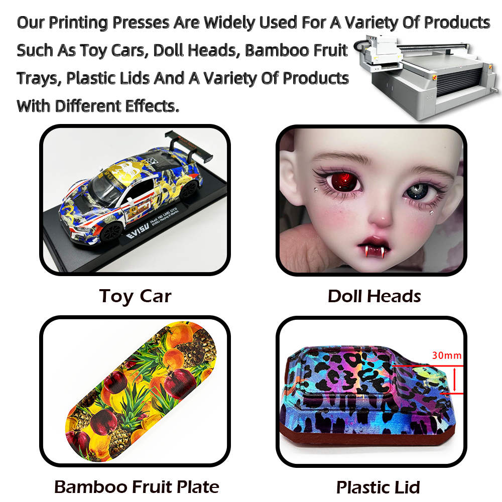 Toy High Drop UV Printer Handmade Lego Doll Head Tide Play Embossed Printing Embossed Technology Digital Spray Printing