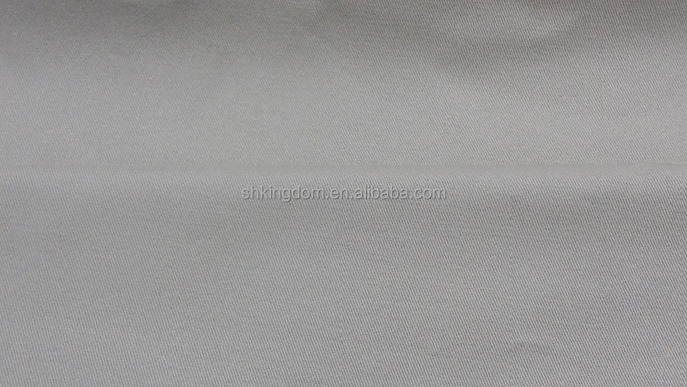 Cotton twill trousers fabric 240gsm 100%cotton carbon peach soft finish