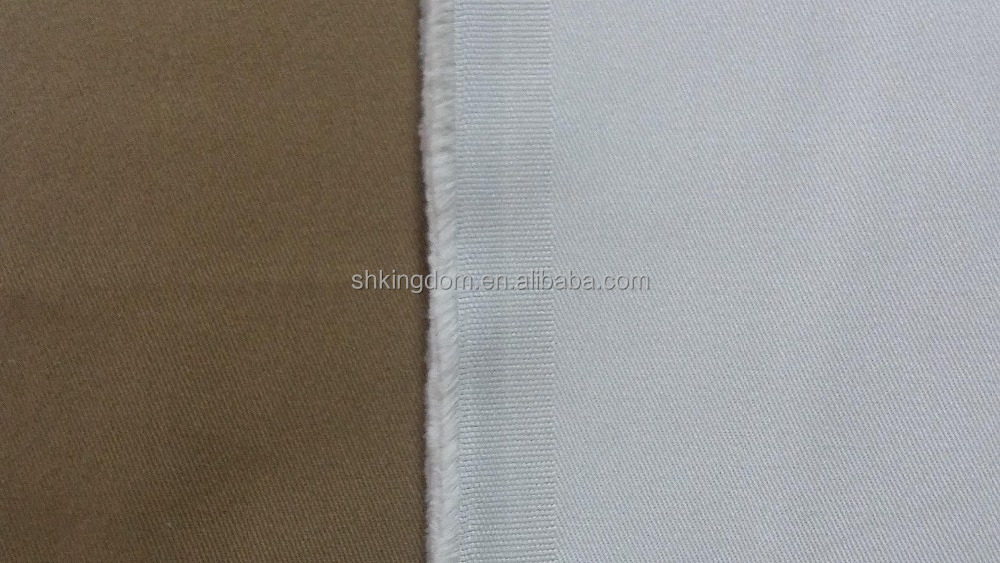 Cotton twill trousers fabric 240gsm 100%cotton carbon peach soft finish