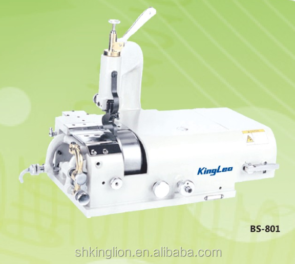 Single knifeleather round knife cutting industrial sewing machine for Manufacturing Plant