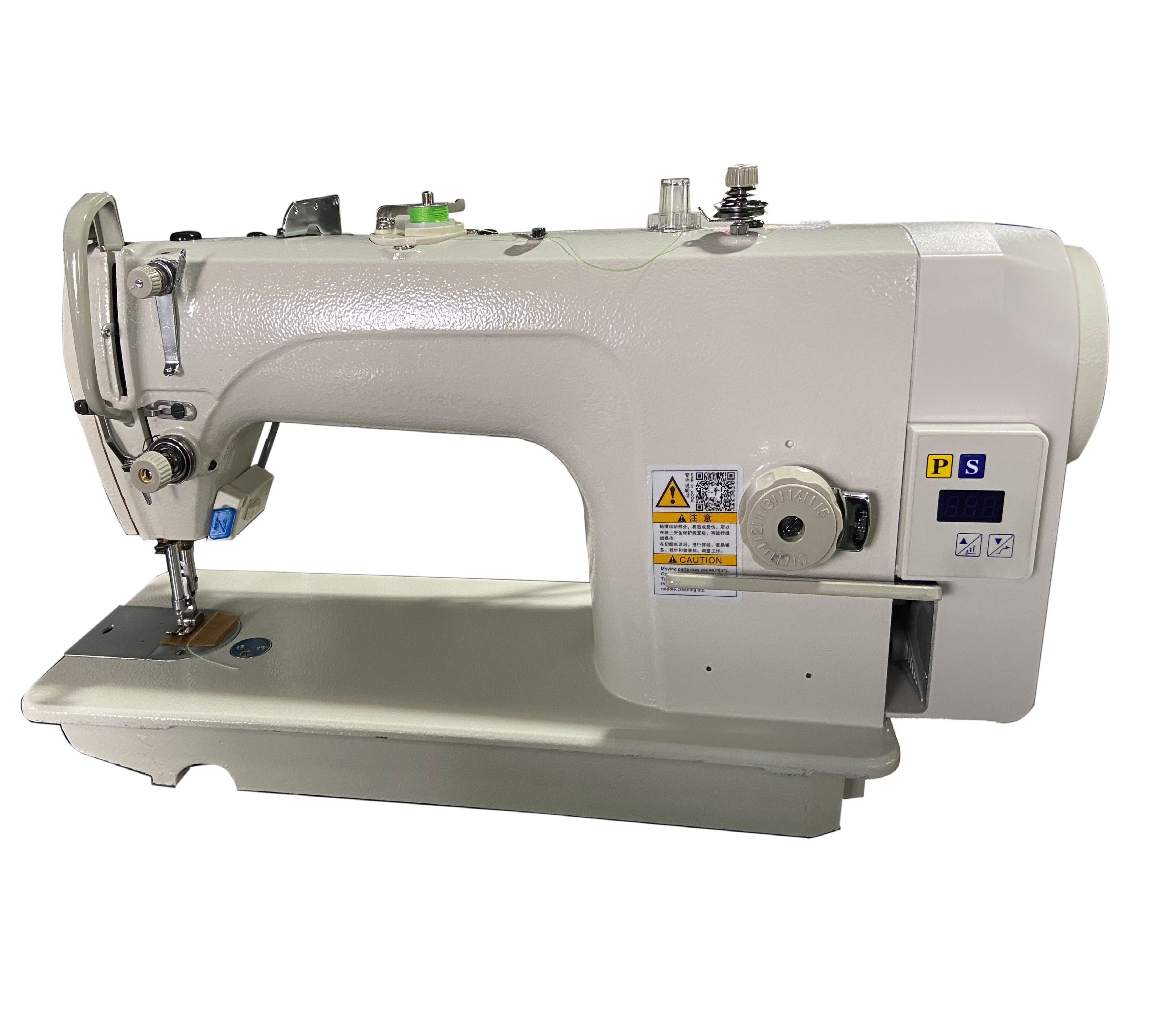 New High-Speed Direct Drive Sewing Machine Single Needle Lockstitch with 13mm Maximum Sewing Thickness Flat-Bed Mechanism