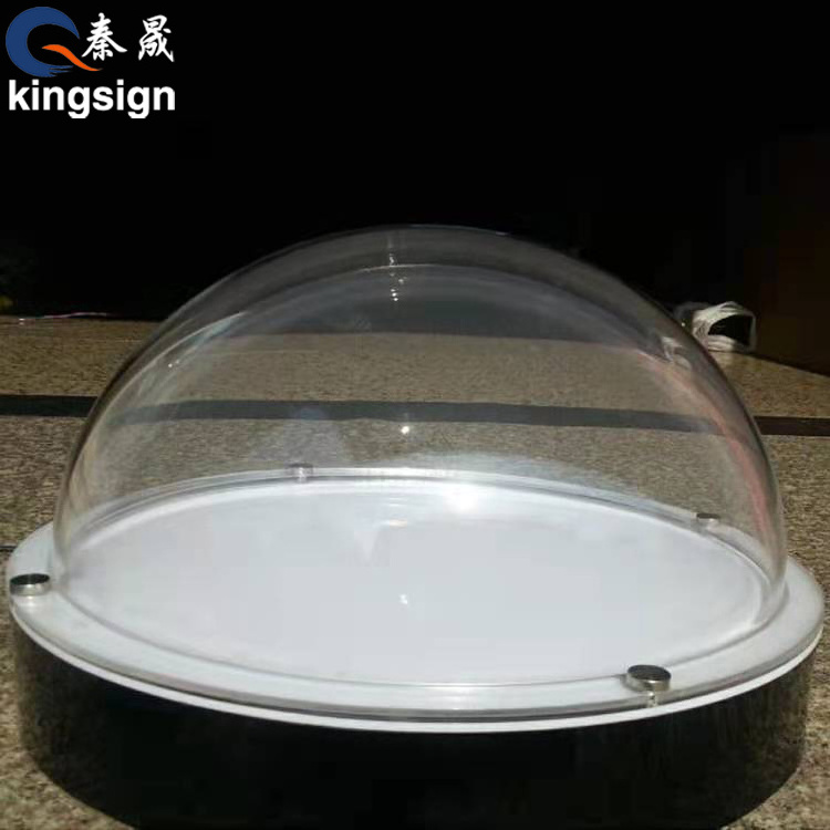 Kingsign high quality transparent OEM acrylic sphere domes