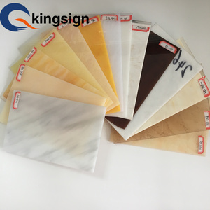 Kingsign manufacture 2.5-15mm cast marble acrylic sheet patterned