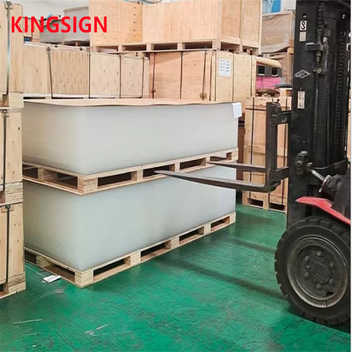 KINGSIGN clear acrylic plate sheets plastic panels plastic 3mm clear opal plexiglass board