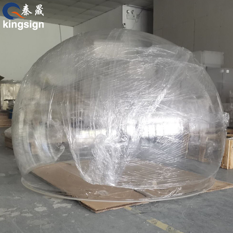 Kingsign high quality transparent OEM acrylic sphere domes