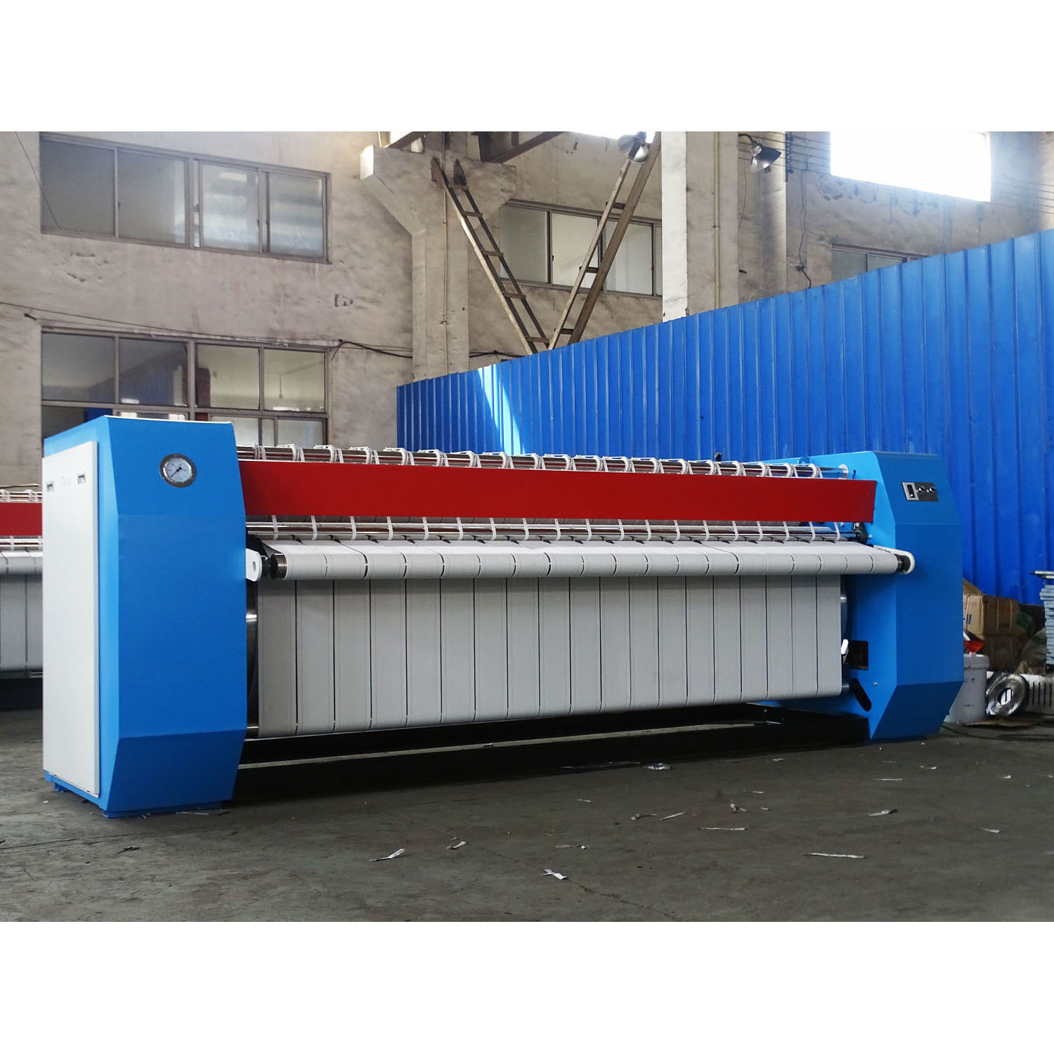 Factory Supply Commercial Hotel Bed Sheets Ironing Machine Stainless Steel Rolls Fully Automatic Industry Ironing Machine