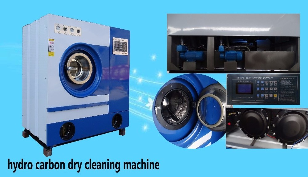 Environmentally Friendly Fully Automatic Convenient Operation 10kg Capacity Hydrocarbon Dry Cleaning Machine Price