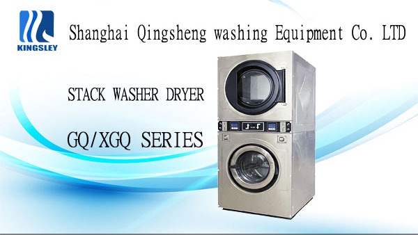 High Performance Large Capacity 20kg Fully Automatic Laundry Washing Machines Coin Washer and Dryer Combo for Laundromat