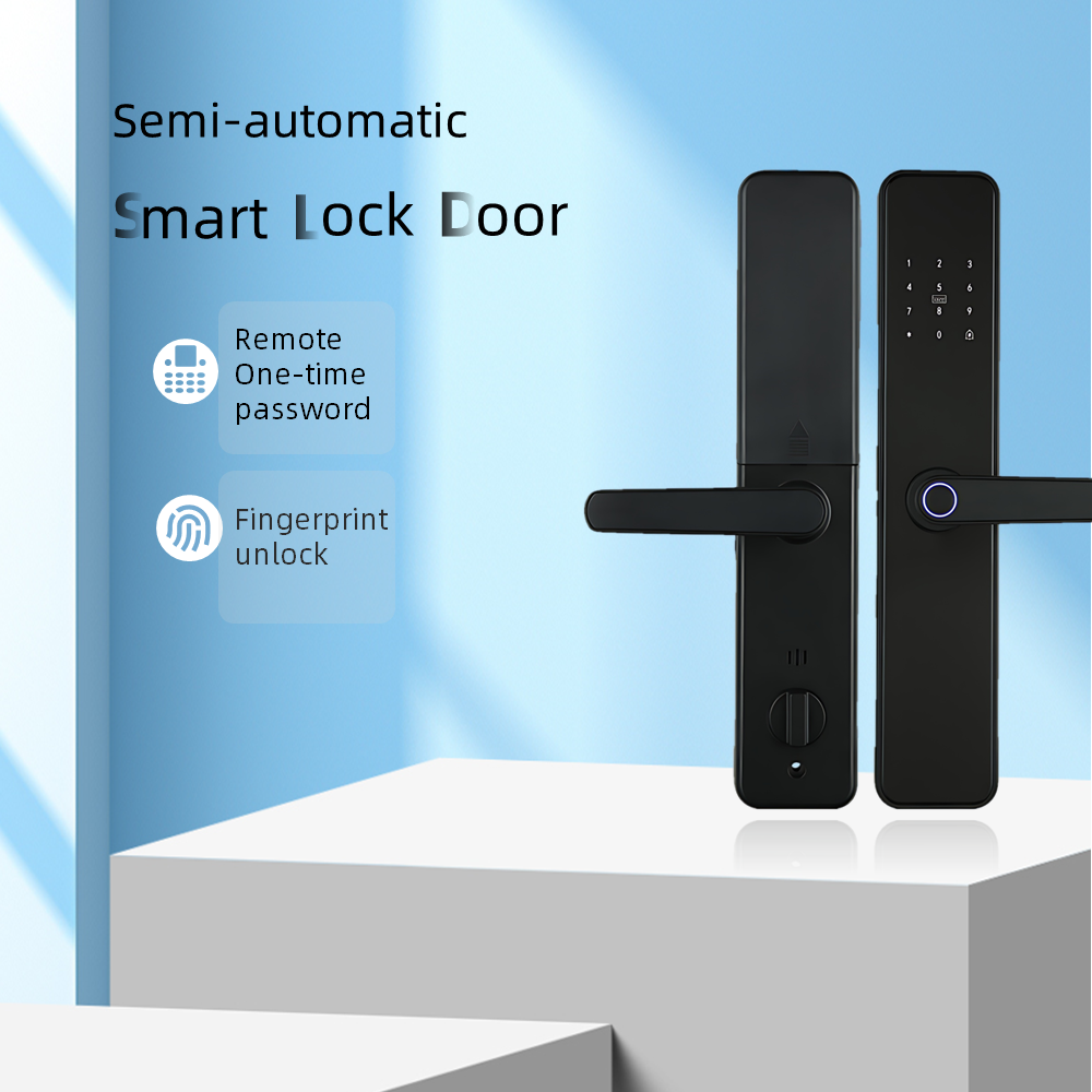 Exterior Anti-theft Padlock With Fingerprint For Door Wrong-Try Lockout Tamper Alarm Biometric Digital Lock For Home Safe