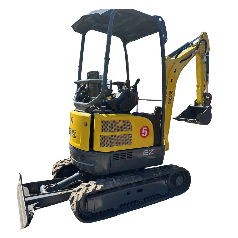 1 Ton Used Cheap Mini Excavator Tractor Prices Wacker Neuson Original German EZ17 Micro Excavator For Sale