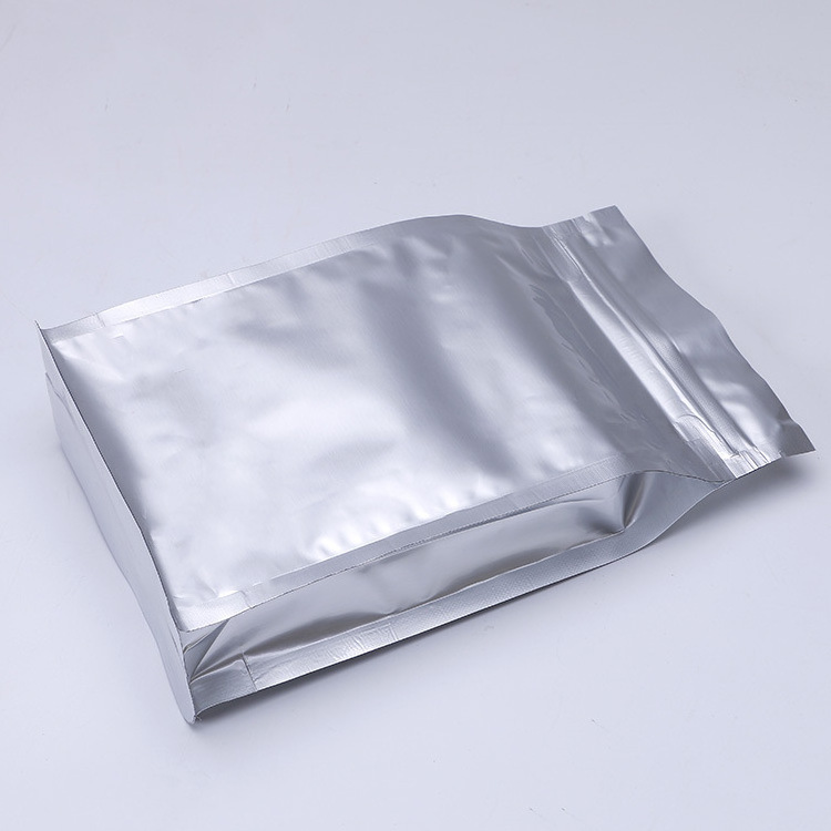 Stand-Up Aluminum Foil Packaging Bags Flat Bottom for Food Industry for Whey Protein Powder Packaging