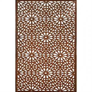 New Design Laser Cut Steel Decorative Garden Fence Panels Privacy Screen