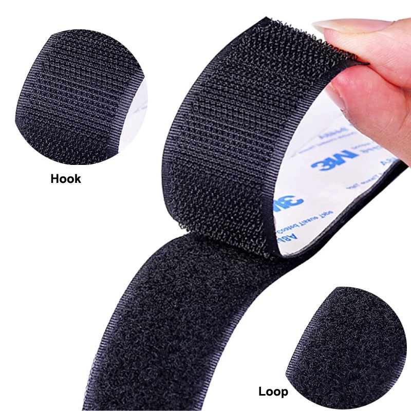 Velcroes Manufacturers High Quality Custom Reusable Sticky Fastener Double Sided Self Adhesive Hook Luggage Fast Delivery