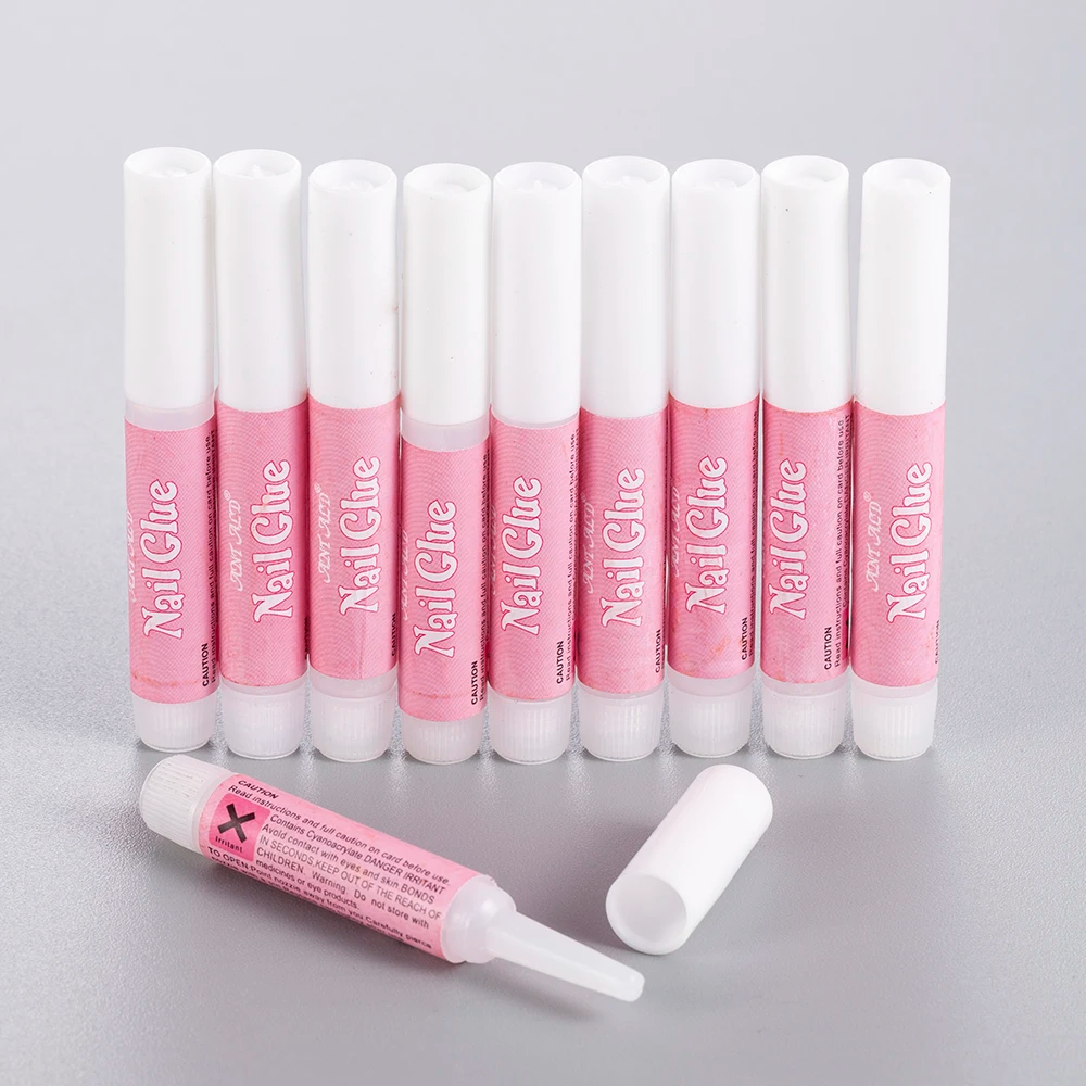 Customized Logo 2g Mini long lasting Nail Glue Professional Quality for Press on Nail Tips Quick Dry for Nail Art