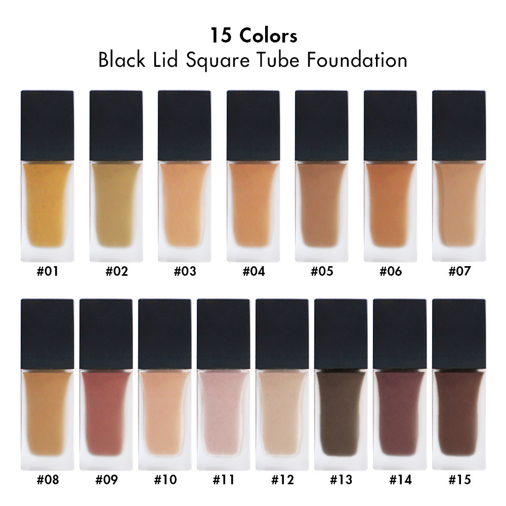 Cosmetics BB Cream Pump Foundation Liquid Full Coverage Foundation Private Label Makeup Foundation For Black Women