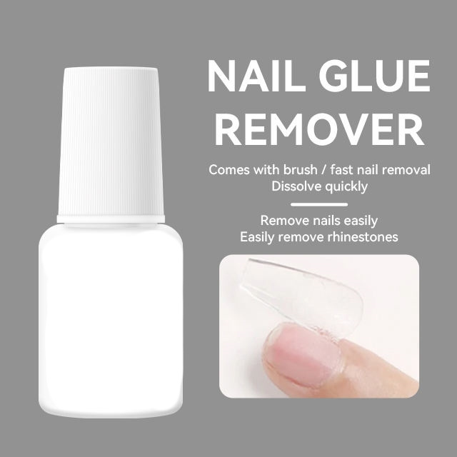 Wholesale 10ml Glue Remover For Removing False Nails Adhesives Transparent Fast Dissolve Liquid Nail Glue Remover