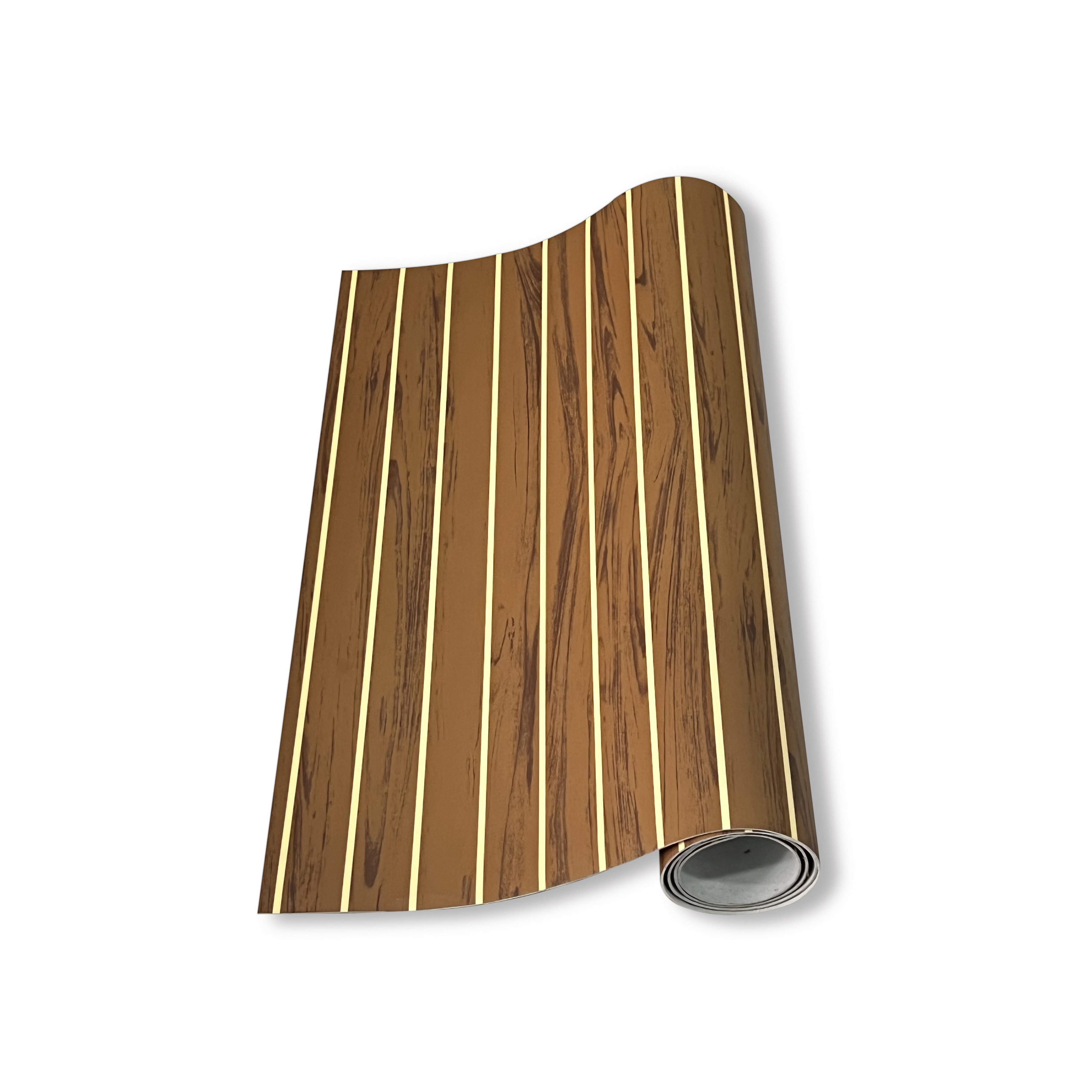 Best Price PVC Faux Teak Anti-slip Sheet Boat Flooring for Marine Yacht RV Floor Swimming Pool