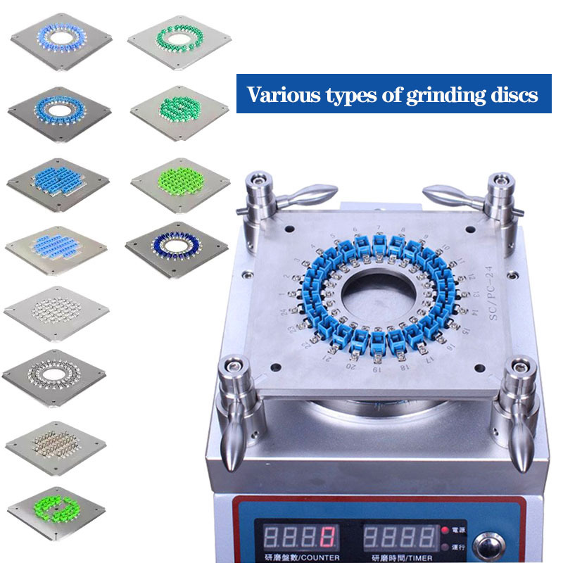 Lanyoucomto Stainless Steel S136 Fibre Optic Connector Polisher SC-APC-24 Optical fiber lapping fixture