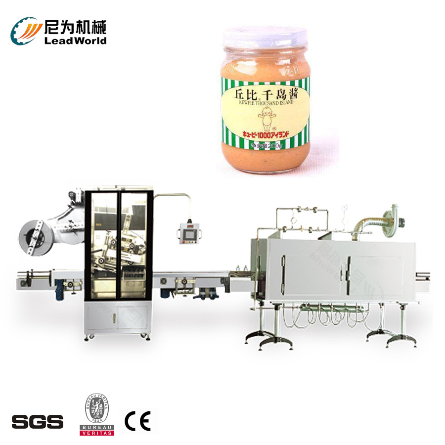 Leadworld Automatic bottle filling and sealing and packing ketchup and mayonnaise machine