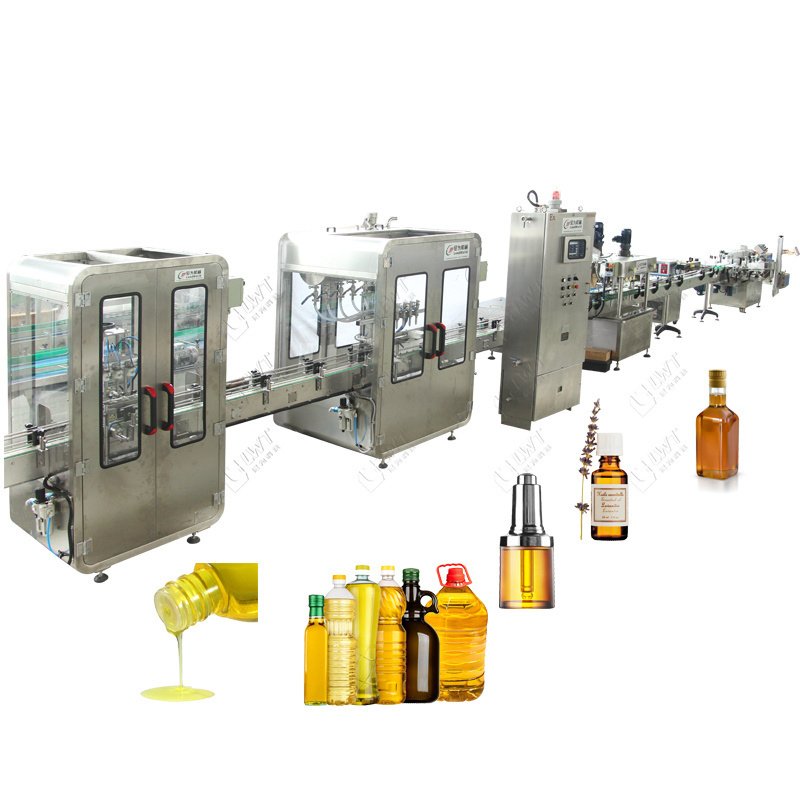 Leadworld Fully Automatic Oil sauce filling line Filling Capping Machine filling machine