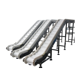 Leadworld Stainless steel potato chips climbing belt conveyor/inclined belt coneveyor