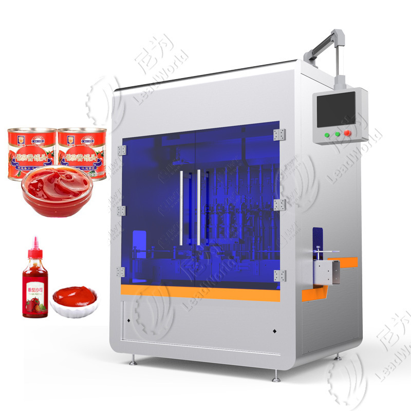 Leadworld Quality Supplier Tomatoes Paste Processing Machine Line Sauce Tomato Ketchup Packing Machine