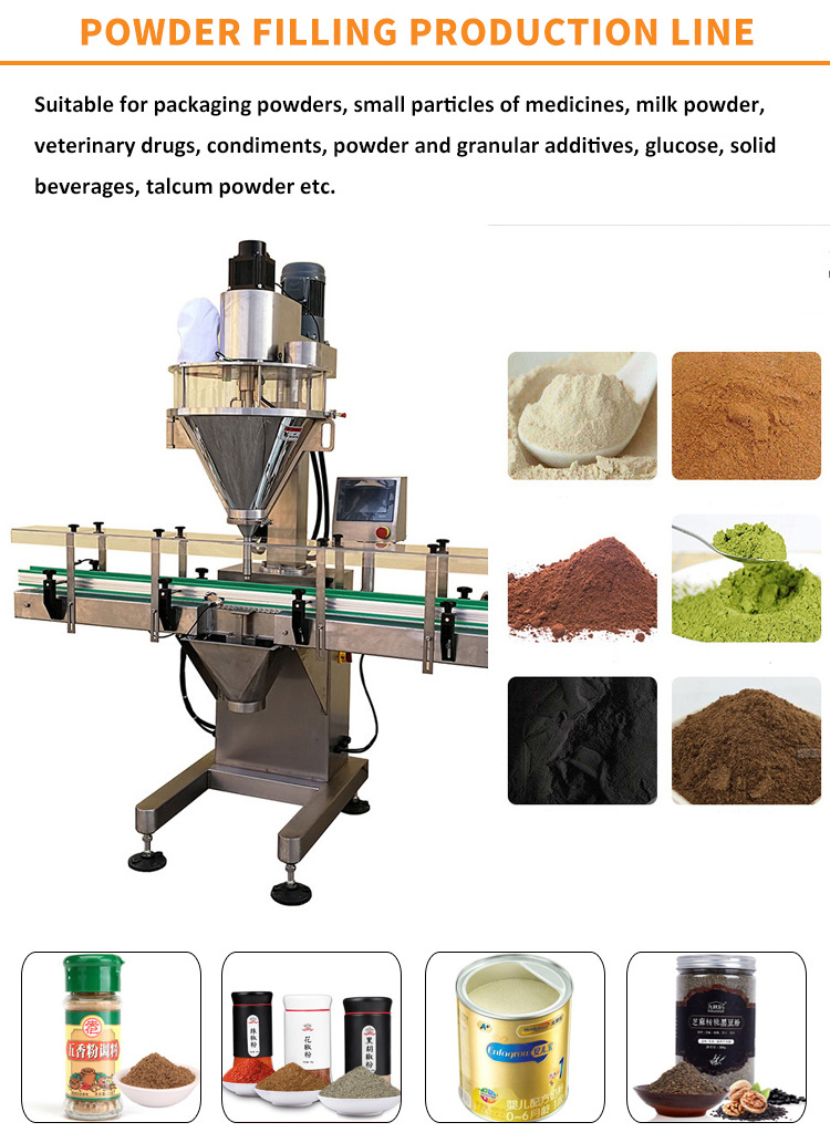 automatic Bottle Packing Machinery Coffee Detergent Sachet Spices Milk Powder Filling and Sealing Machine