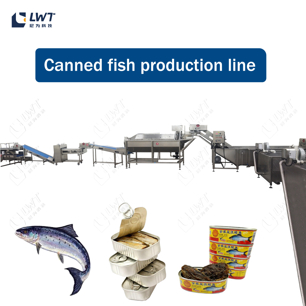 Leadworld High quality china tuna sardine fish processing equipment for canned fish production line