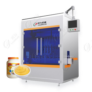 Leadworld Automatic bottle filling and sealing and packing ketchup and mayonnaise machine