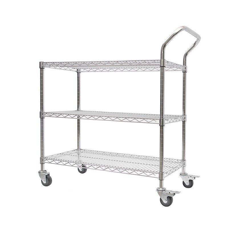 ESD Wire Mesh Shelves Chrome/stainless steel/metal Kitchen Storage Wire Shelves Rack