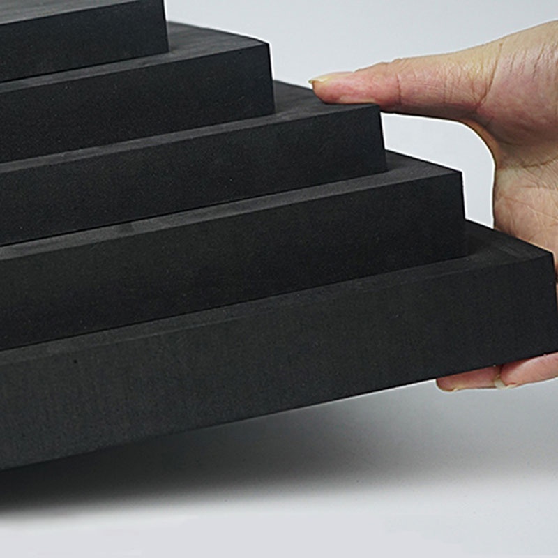 Black Color EVA Foam Sheet For Packaging Hardness EVA-38-40