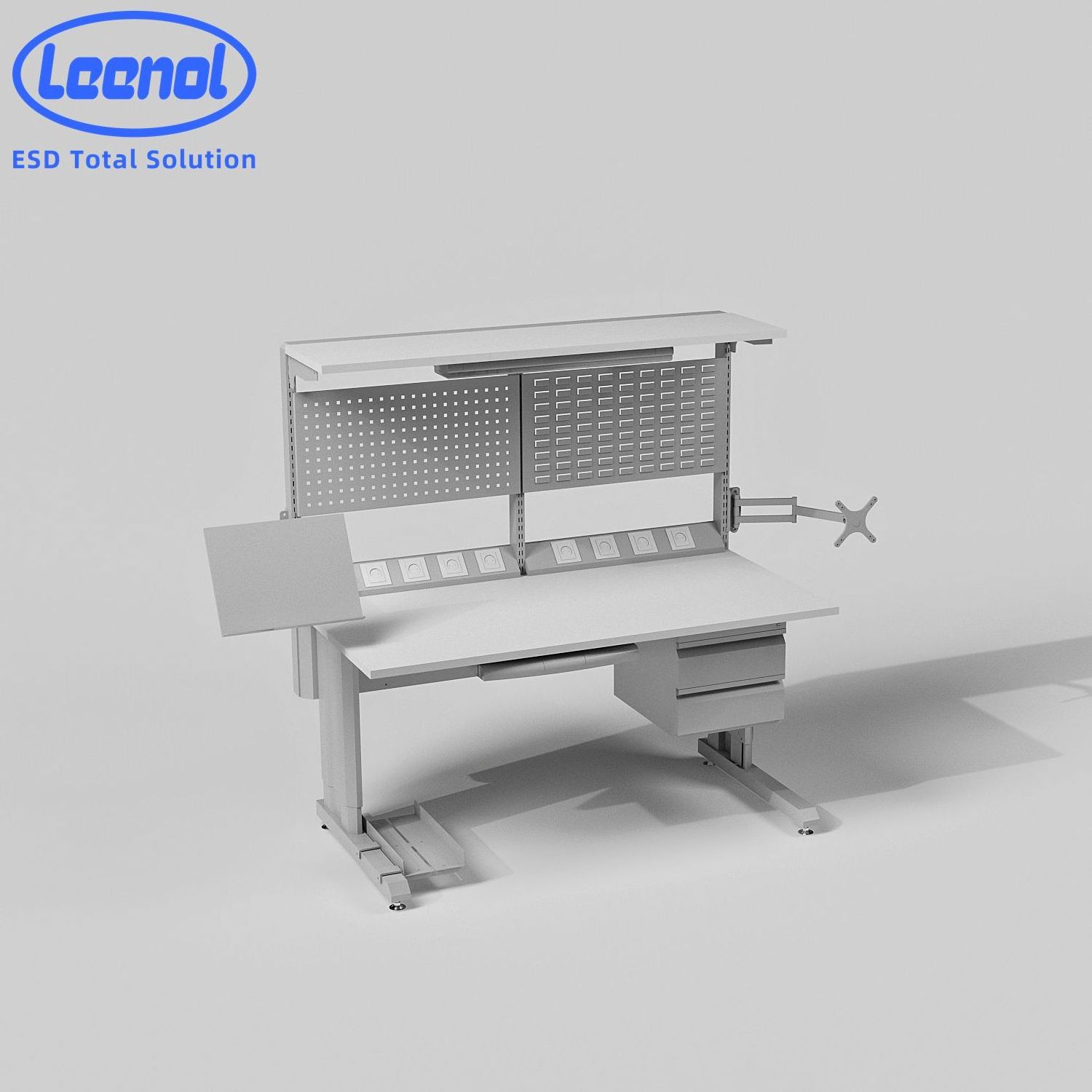 Leenol ESD Workbench for Factory Electronic Cleanroom Work Bench OEM ESD work table Industrial Esd Customised workbench