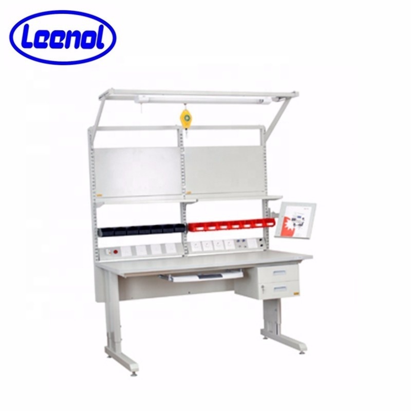 Leenol Heavy Duty Industrial Work table with drawers/Work table workshop/ Work bench table