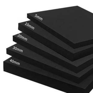 Black Color EVA Foam Sheet For Packaging Hardness EVA-38-40