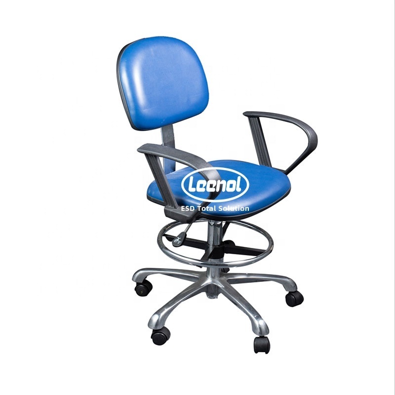 Leenol Industrial Adjustable Chair ESD Chair For Library Hospital ESD Laboratory Chair