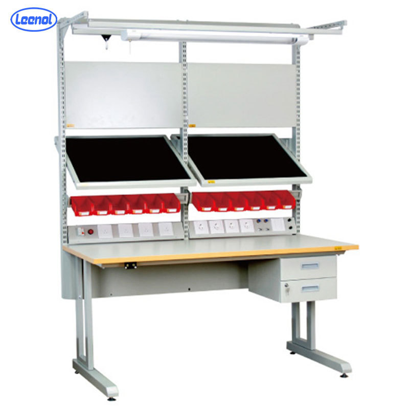 Leenol ESD Workbench for Factory Electronic Cleanroom Work Bench OEM ESD work table Industrial Esd Customised workbench