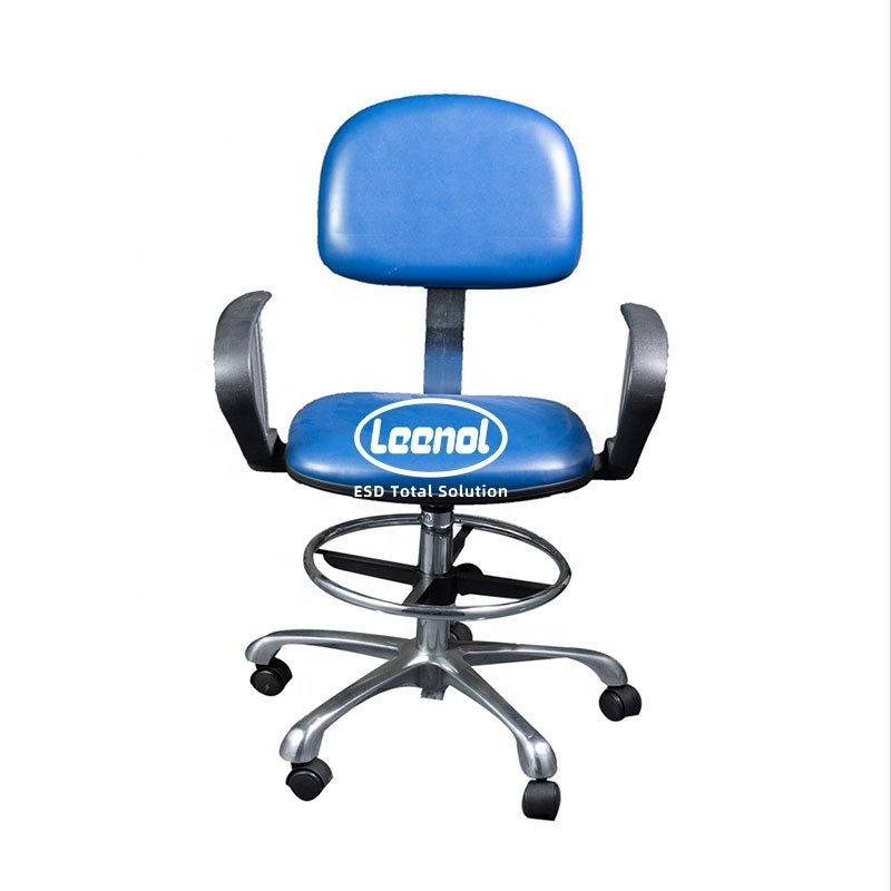 Leenol Industrial Adjustable Chair ESD Chair For Library Hospital ESD Laboratory Chair