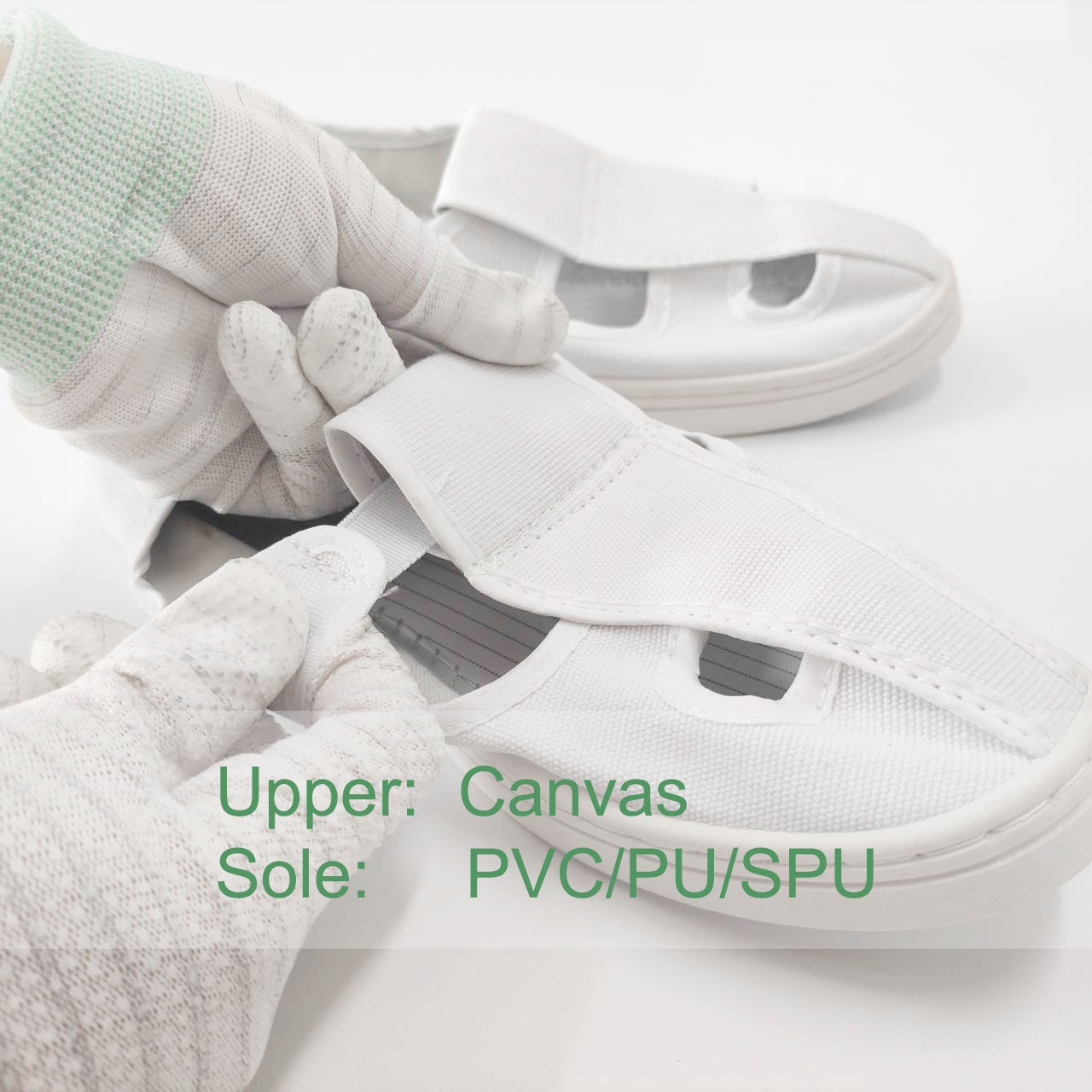 LEENOL-1577103 Hot sales ESD PU PVC SPU Cleanroom Shoes 4 Eyes Boots Safety Shoe Anti-static ESD Shoe