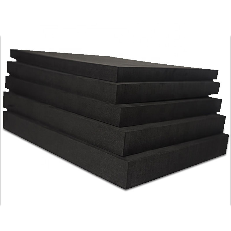 Black Color EVA Foam Sheet For Packaging Hardness EVA-38-40