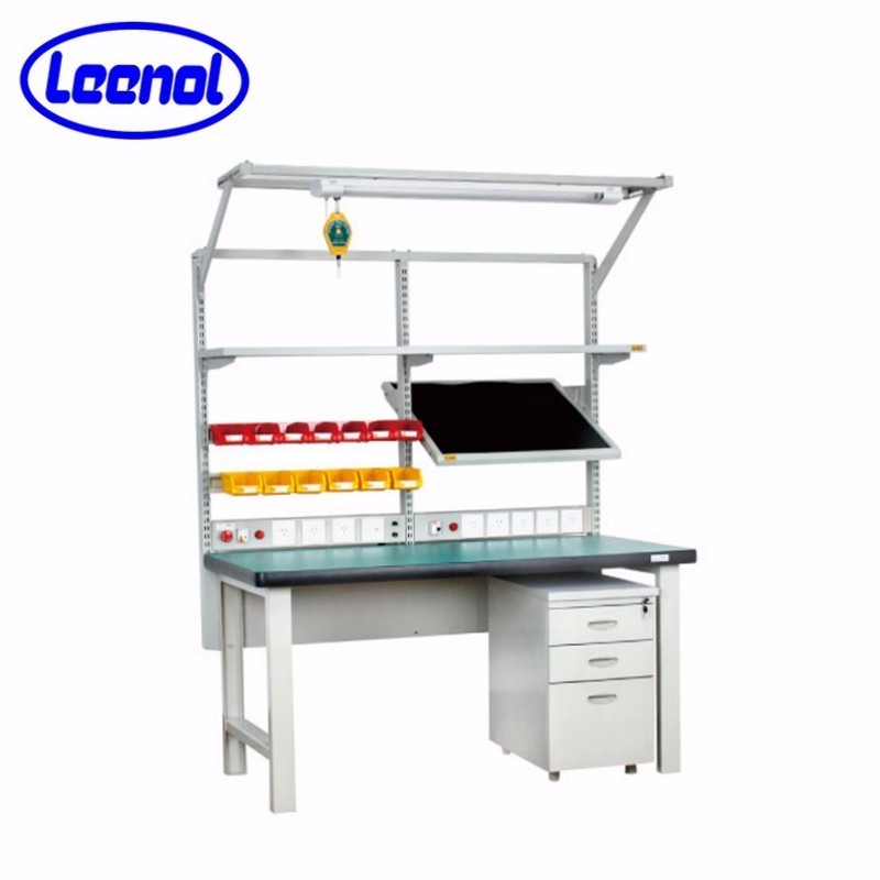 Leenol Heavy Duty Industrial Work table with drawers/Work table workshop/ Work bench table