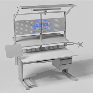 Leenol ESD Workbench for Factory Electronic Cleanroom Work Bench OEM ESD work table Industrial Esd Customised workbench